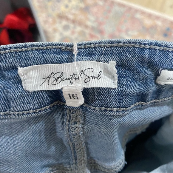 ARULA Blue Flare & Wide Leg Jeans - Picture 2 of 2